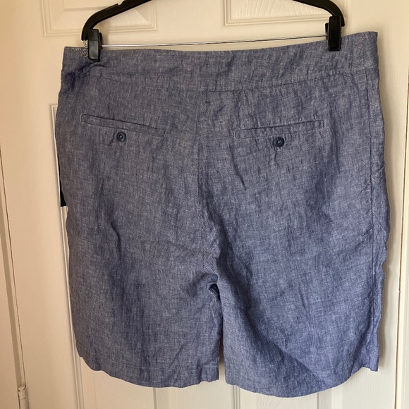 Jones New York Chambray Blue Women's Bermudas - Picture 2 of 4